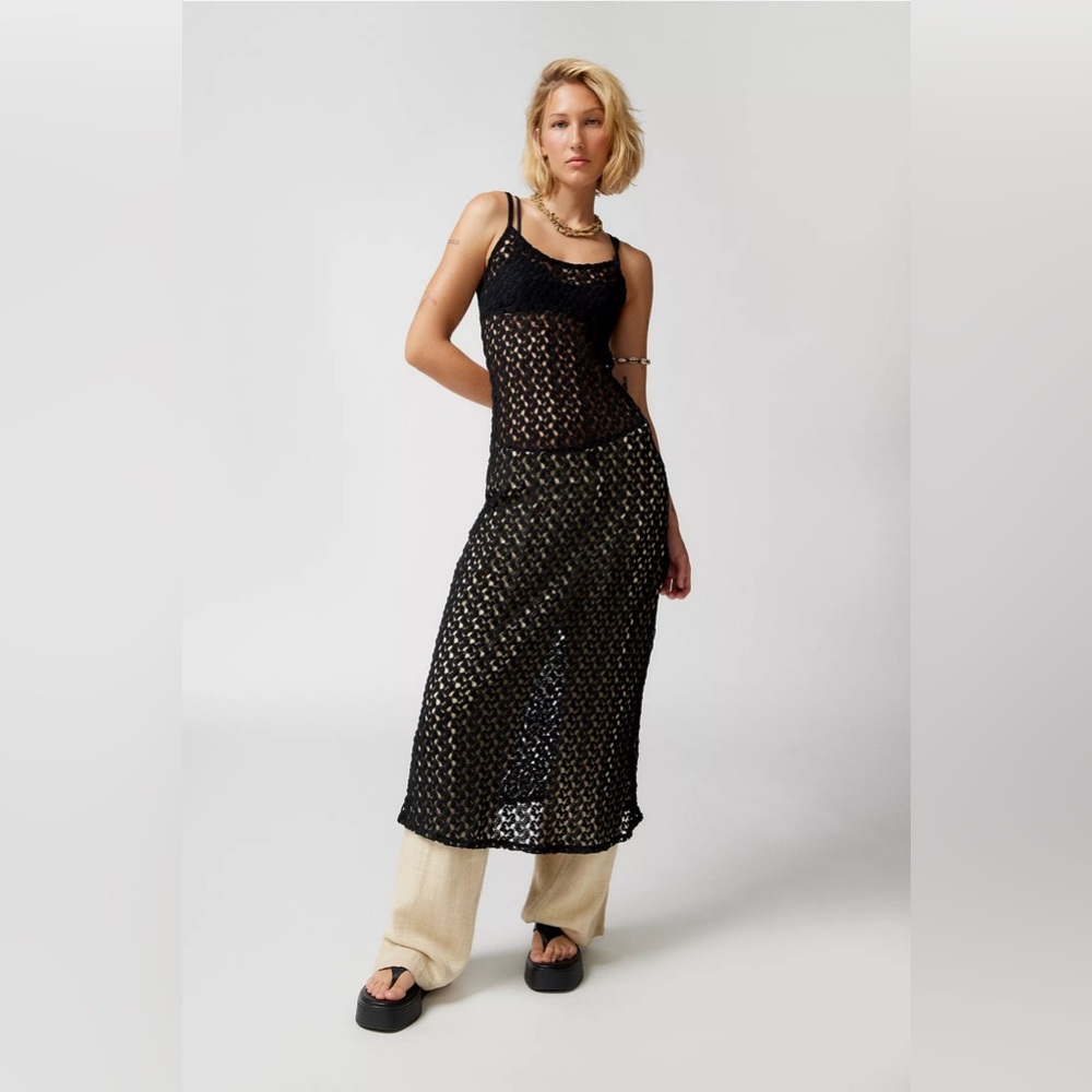 Urban Renewal Crochet Open Knit Dress Size M